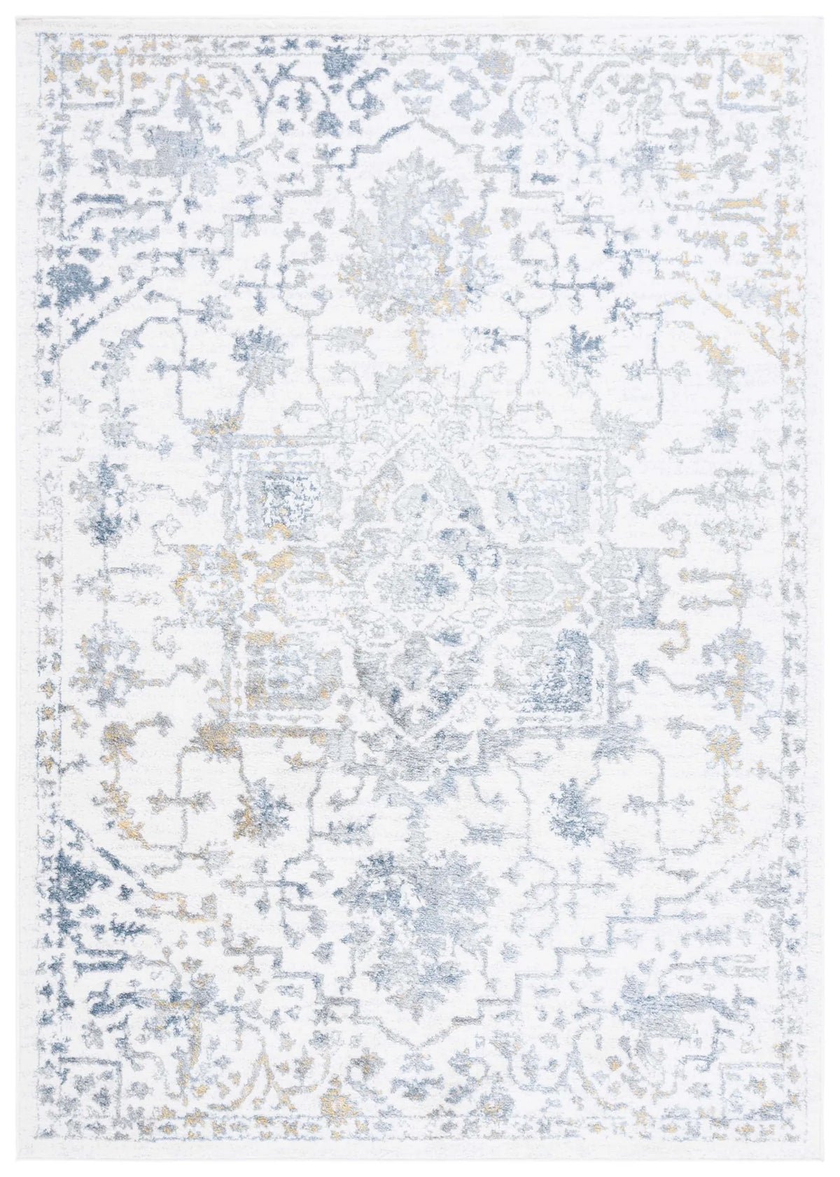 Safavieh Layla 4'-5" x 6'-5" Rug in Ivory Grey / Blue