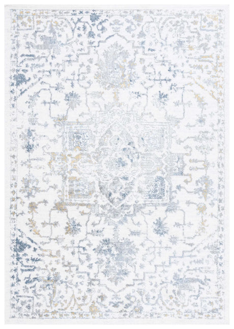 Safavieh Layla 4'-5" x 6'-5" Rug in Ivory Grey / Blue