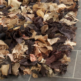Safavieh Rio Shag 2'-3" x 11'-0" Rug in Brown / Multi