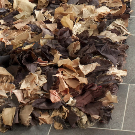 Safavieh Rio Shag 2'-3" x 11'-0" Rug in Brown / Multi