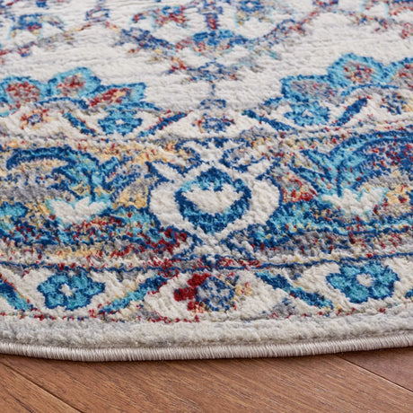 Safavieh Brentwood 5'-0" x 5'-0" Rug in Ivory / Blue