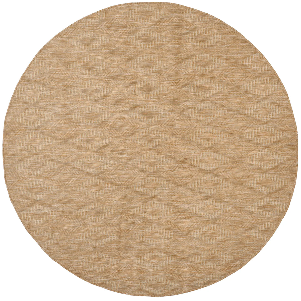 Safavieh Courtyard 5'-3" x 5'-3" Rug in Natural / Natural