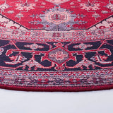 Safavieh Tucson 6'-0" x 6'-0" Rug in Red / Navy