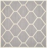 Safavieh Cambridge 6'-0" x 6'-0" Rug in Silver / Ivory