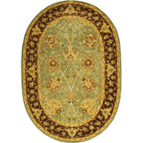 Safavieh Antiquity 4'-6" x 6'-6" Rug in Green / Brown