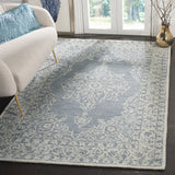 Safavieh Micro-Loop 5'-0" x 8'-0" Rug in Blue / Light Blue