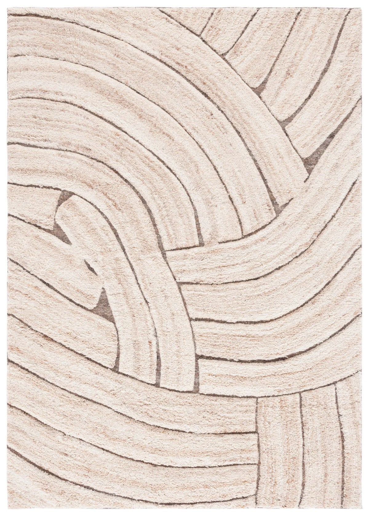 Safavieh Casablanca 4'-0" x 6'-0" Rug in Natural / Beige