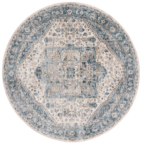 Safavieh Valencia 6'-4" x 6'-4" Rug in Ivory / Blue
