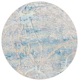 Safavieh Barbados 500 6'-6" x 6'-6" Rug in Ivory Blue / Green