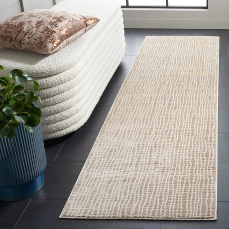 Safavieh Continental 2'-2" x 8'-0" Rug in Beige / Grey
