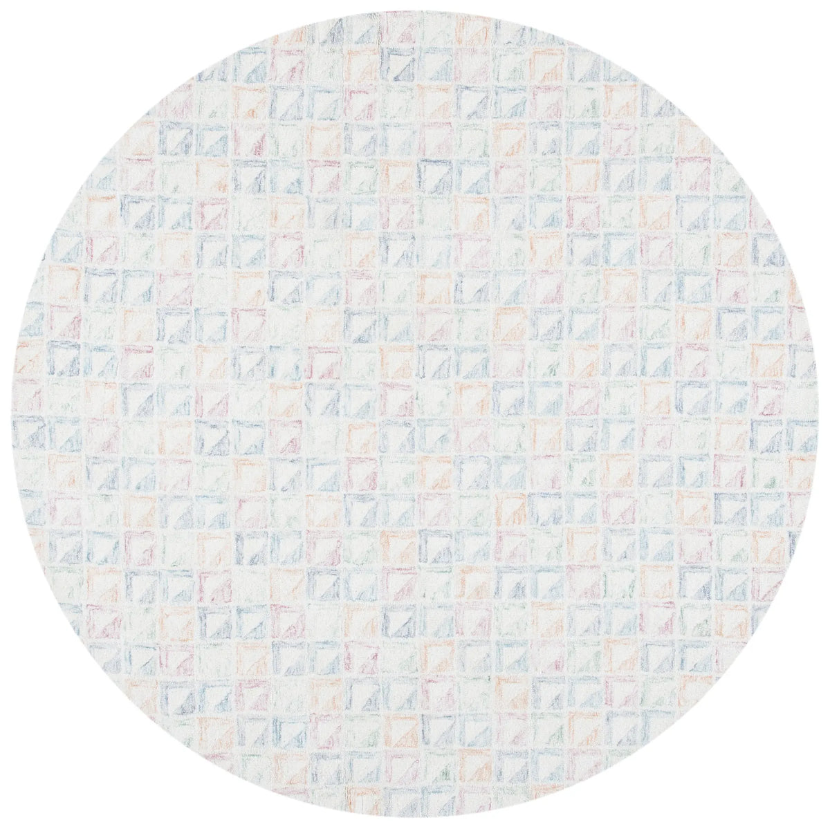 Safavieh Rodeo Drive 6'-0" x 6'-0" Rug in Ivory / Blue