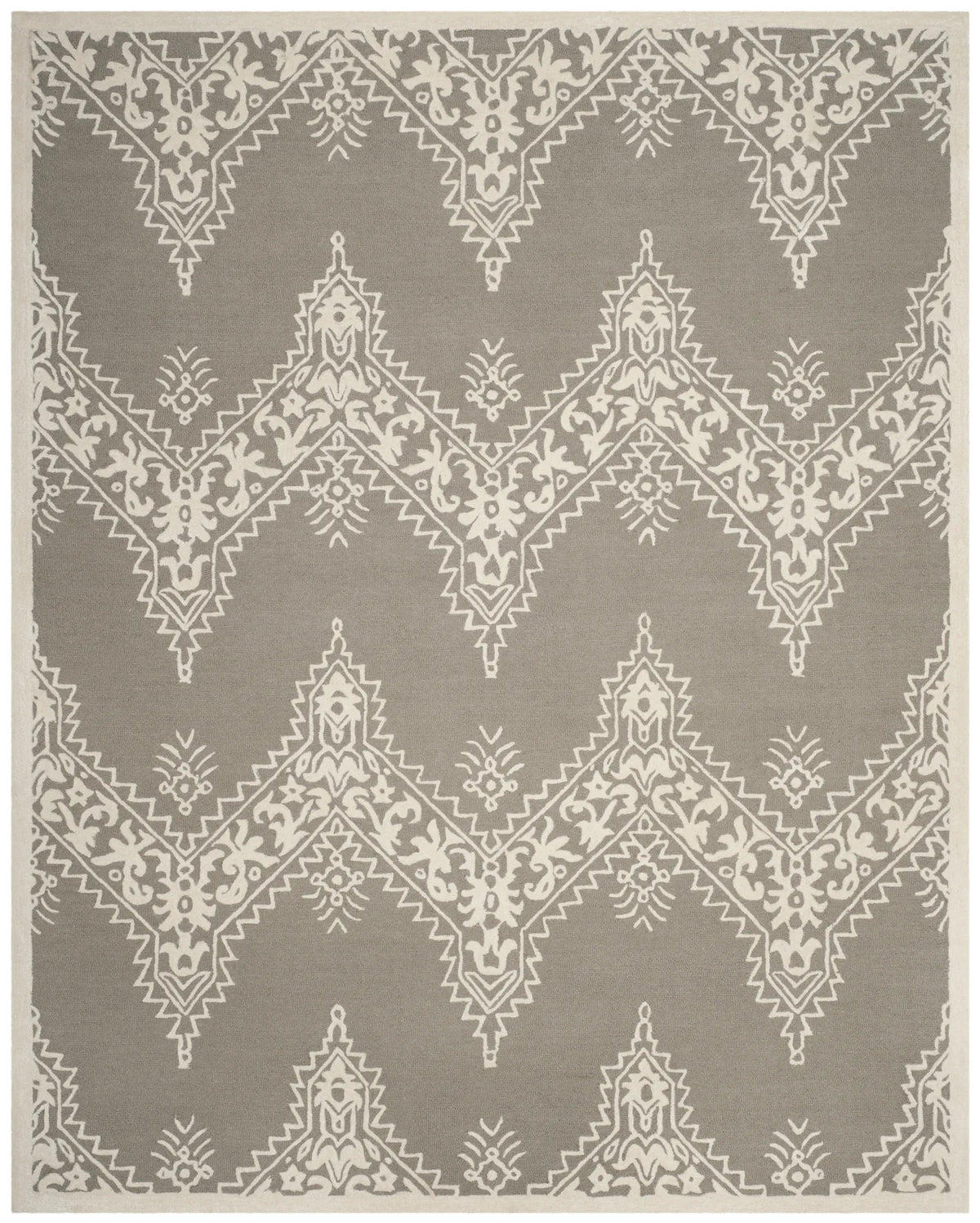 Safavieh Manchester 8'-0" x 10'-0" Rug in Grey / Ivory