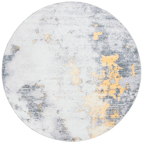 Safavieh Malibu 6'-0" x 6'-0" Rug in Grey / Gold