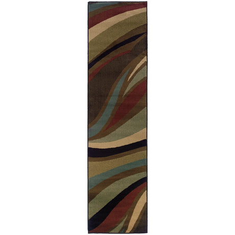 Oriental Weavers Sphinx Hudson 2666F Brown / Brown Rugs - runner