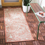 Safavieh Courtyard 2'-3" x 6'-7" Rug in Natural / Terra