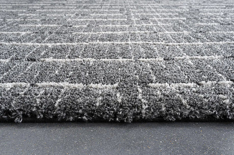 Dynamic Rugs Masai 14002 Black/White Rug - Pile