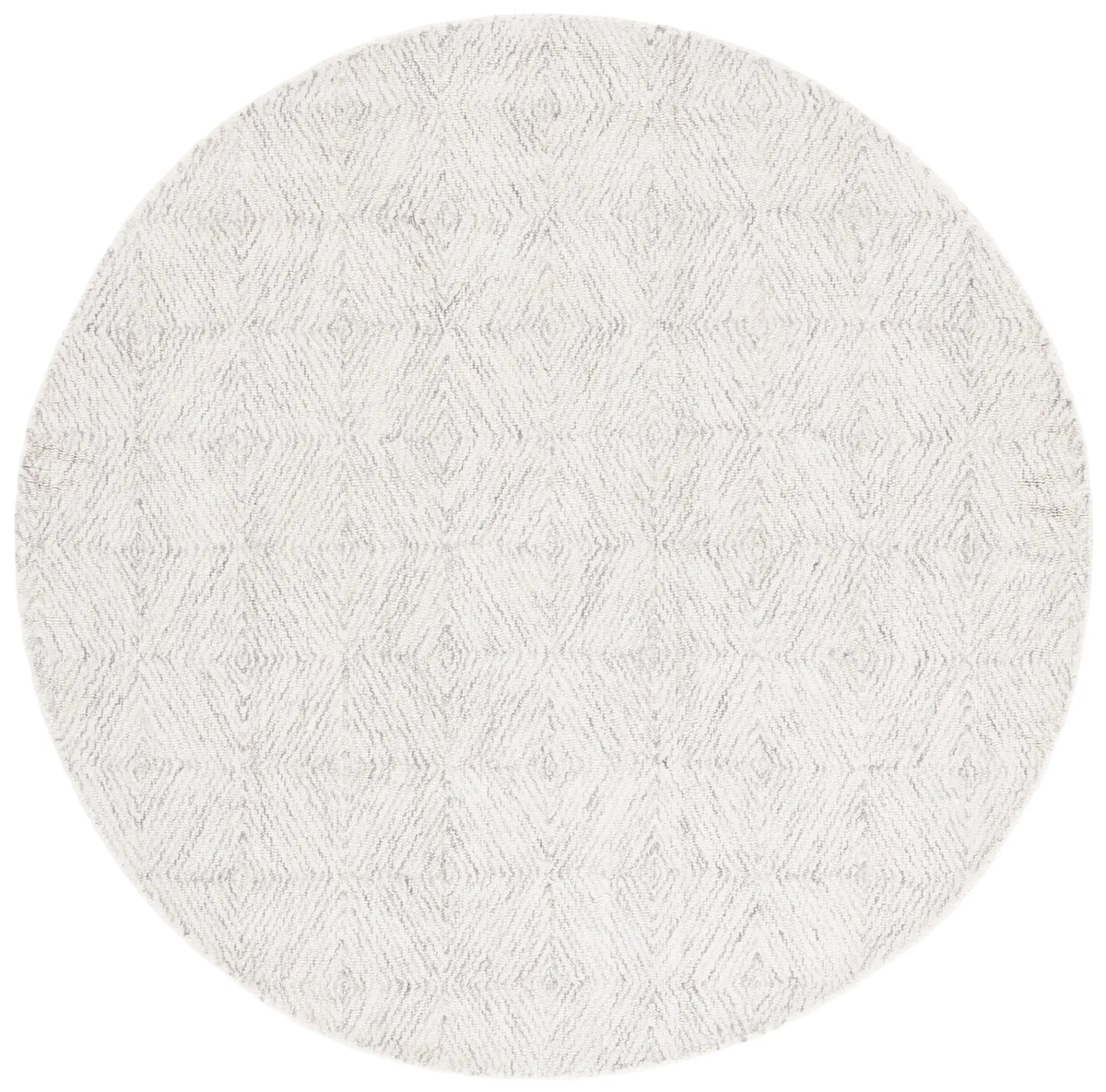 Safavieh Ebony 6'-0" x 6'-0" Rug in Grey / Ivory