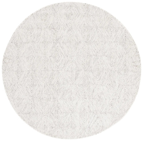 Safavieh Ebony 6'-0" x 6'-0" Rug in Grey / Ivory