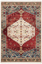 Safavieh Kashan 3'-3" x 4'-10" Rug in Ivory / Blue