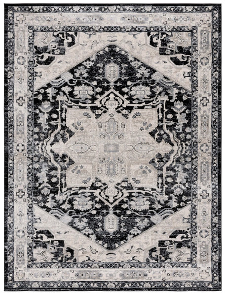Safavieh Brentwood 10'-0" x 13'-0" Rug in Black / Ivory