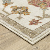 Oriental Weavers Sphinx Andorra 2419B Ivory/Multi Rugs - corner detail