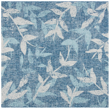 Safavieh Courtyard 6'-7" x 6'-7" Rug in Navy / Blue