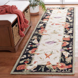 Safavieh Chelsea 2'-6" x 10'-0" Rug in Ivory / Black