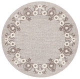 Safavieh Ebony 6'-0" x 6'-0" Rug in Grey / Ivory