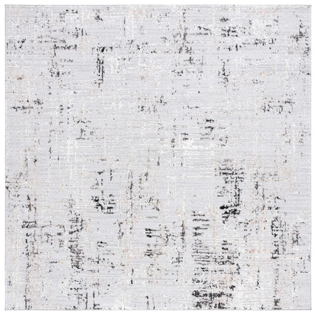 Safavieh Parker 6'-7" x 6'-7" Rug in Light Grey / Black