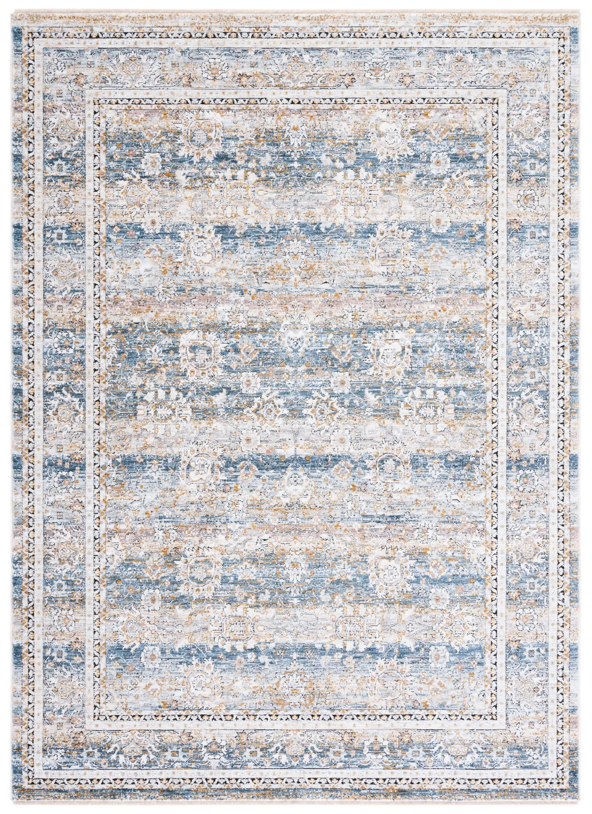 Safavieh Moondust 600 4'-0" x 6'-0" Rug in Blue / Grey