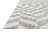 Loloi Dorado Db-01 Grey / Ivory Rugs - rug corner