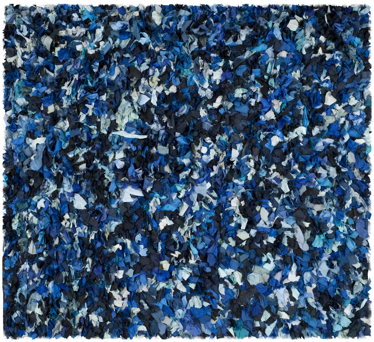 Safavieh Rio Shag 6'-0" x 6'-0" Rug in Navy / Multi