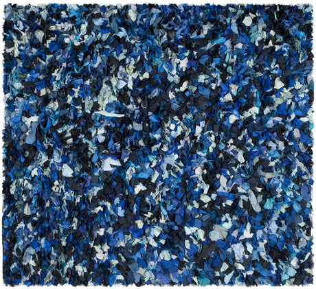 Safavieh Rio Shag 6'-0" x 6'-0" Rug in Navy / Multi