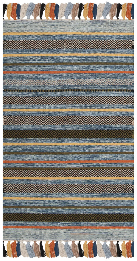 Safavieh Montauk 2'-6" x 4'-0" Rug in Blue / Multi
