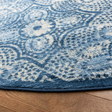 Safavieh Martha Stewart 28 6'-7" x 6'-7" Rug in Navy / Creme