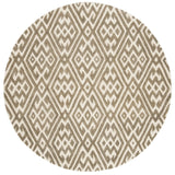 Safavieh Cambridge 6'-0" x 6'-0" Rug in Ivory / Grey