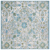 Safavieh Barbados 500 6'-6" x 6'-6" Rug in Ivory / Light Blue