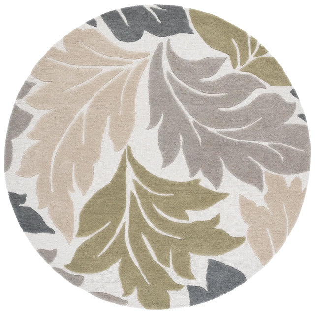 Safavieh Jardin 6'-0" x 6'-0" Rug in Ivory / Grey