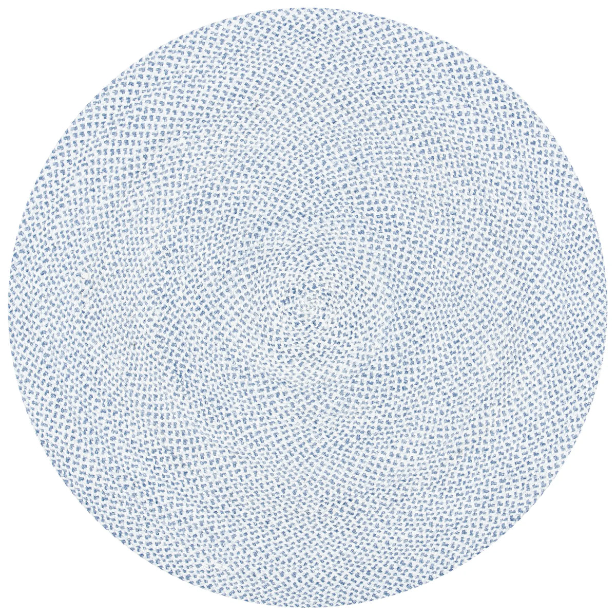 Safavieh Braided 5'-0" x 5'-0" Rug in Blue / Ivory