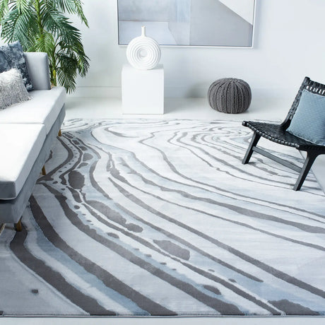 Safavieh Craft 6'-7" x 9'-0" Rug in Blue / Grey
