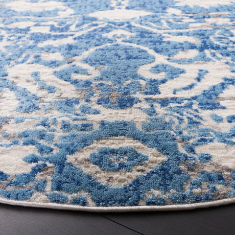 Safavieh Shivan 100 6'-7" x 6'-7" Rug in Blue / Ivory