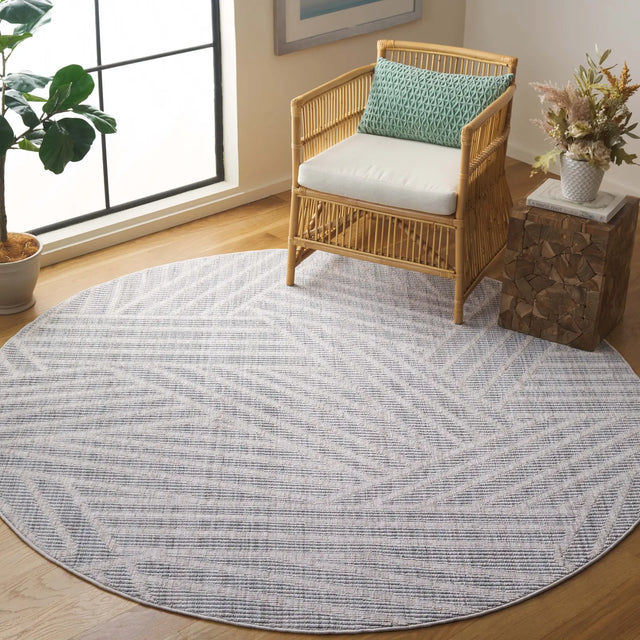 Safavieh Martha Stewart Serenity 6'-7" x 6'-7" Rug in Grey / Ivory