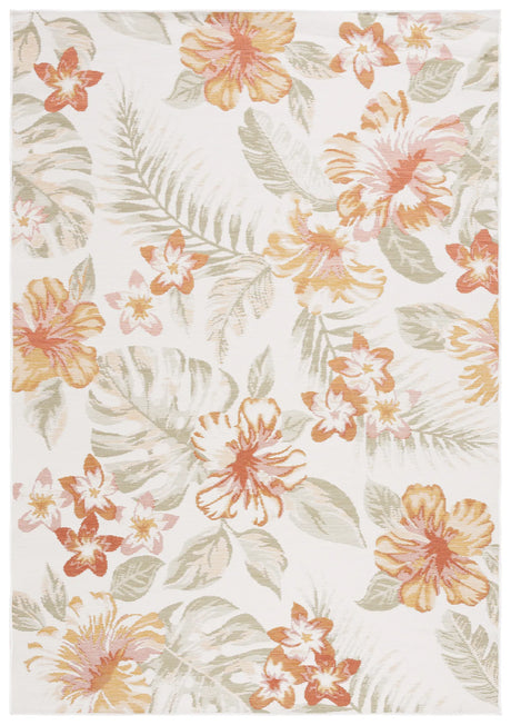 Safavieh Sunrise 4'-0" x 5'-7" Rug in Ivory / Rust Sage