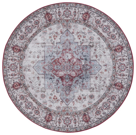 Safavieh Tucson 6'-0" x 6'-0" Rug in Beige Green / Rust