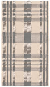 Safavieh Courtyard 2'-0" x 3'-7" Rug in Grey / Bone