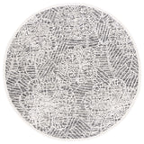 Safavieh Precious 6'-0" x 6'-0" Rug in Black / Ivory
