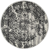 Safavieh Adirondack 6'-0" x 6'-0" Rug in Silver / Black