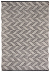 Safavieh Kilim 4'-0" x 6'-0" Rug in Grey / Ivory