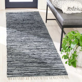 Safavieh Montauk 2'-3" x 8'-0" Rug in Grey / Black