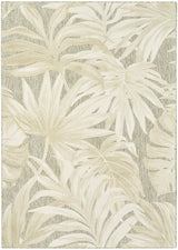 Nourison Aloha ALH43 Machine Made Ivory, Sage Rug